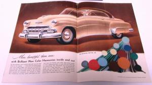 1952 Chevrolet Styleline Bel Air Station Wagon Color Sales Folder Original