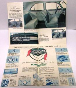 1952 Chevrolet Styleline Bel Air Station Wagon Color Sales Folder Original