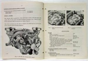 1963 Chrysler 300J Imperial Plymouth Dealer Tech Service Bulletin No 63-34 Dec26