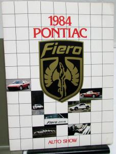 1984 Pontiac Fiero Auto Show Press Kit Triplet Girls Assemble Car