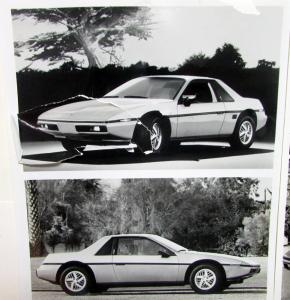 1984 Pontiac Fiero Auto Show Press Kit Triplet Girls Assemble Car