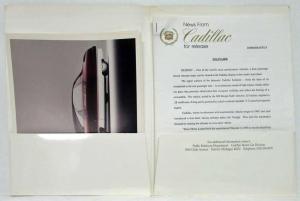 1990 Cadillac Solitaire Allante Fleetwood Deville Seville Auto Show Press Kit