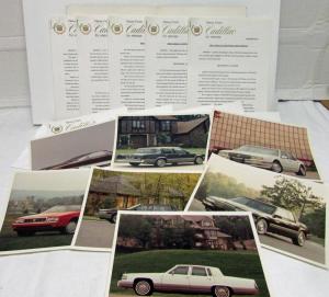 1990 Cadillac Solitaire Allante Fleetwood Deville Seville Auto Show Press Kit