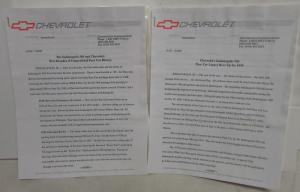 1995 Chevrolet Corvette Indy 500 Official Pace Car Press Kit History of Chevy