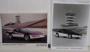 1995 Chevrolet Corvette Indy 500 Official Pace Car Press Kit History of Chevy