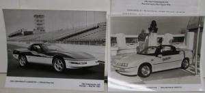 1995 Chevrolet Corvette Indy 500 Official Pace Car Press Kit History of Chevy