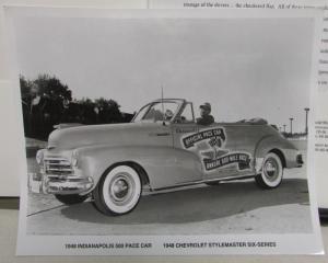 1995 Chevrolet Corvette Indy 500 Official Pace Car Press Kit History of Chevy