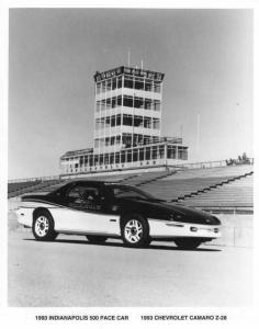 1993 Chevrolet Camaro Z-28 Indianapolis 500 Official Pace Car Press Photo 0054