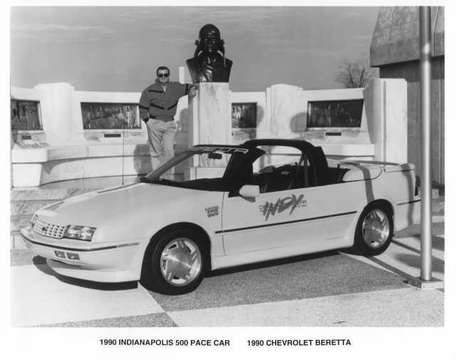 1990 Chevrolet Beretta Indianapolis 500 Official Pace Car Press Photo 0055