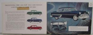 1953 Chevrolet Bel Air Two Ten One Fifty Series Prestige Sales Brochure Original