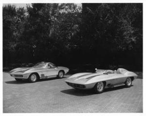 1959 Chevrolet Corvette Stingray & 1961 Mako Shark Concepts Press Photo 0068