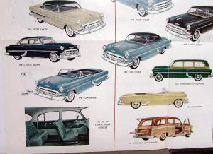 1953 Chevrolet Bel Air Two Ten One Fifty Models Sales Folder No Print Date Orig