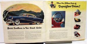 1951 Buick Custom Roadmaster Series 40 70 Dynaflow Canadian Sales Brochure Orig