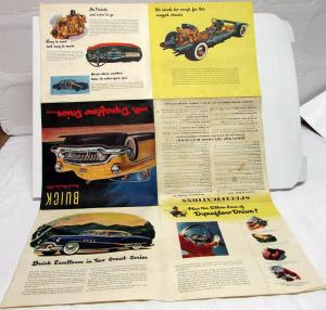 1951 Buick Custom Roadmaster Series 40 70 Dynaflow Canadian Sales Brochure Orig