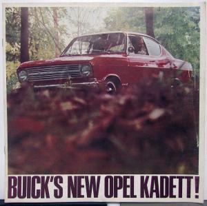 1966 Buick Opal Kadett Coupe Sedan Wagon Oversized Sales Brochure Original