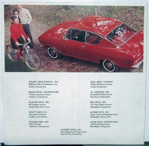 1966 Buick Opal Kadett Coupe Sedan Wagon Oversized Sales Brochure Original