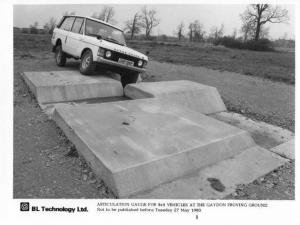 1980 Range Rover at British Leyland Cars Gaydon Proving Ground Press Photo 0020