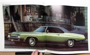 1972 Buick Skylark LeSabre Centurion Wagon Electra Riviera Oversized Brochure