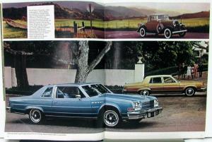 1978 Buick Full Line 75 Years of Greatness Color Sales Brochure XL Original