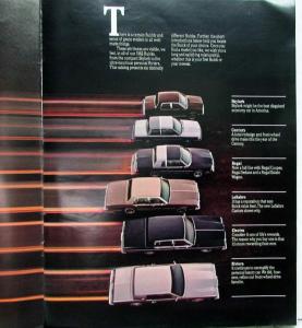 1982 Buick Skylark Century Regal LeSabre Electra Rivera Sales Brochure Original