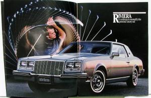 1982 Buick Skylark Century Regal LeSabre Electra Rivera Sales Brochure Original
