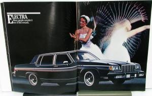 1982 Buick Skylark Century Regal LeSabre Electra Rivera Sales Brochure Original