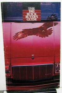 1985 Buick Electra Regal Riviera Century Skyhawk Lark LeSabre Wagons Brochure