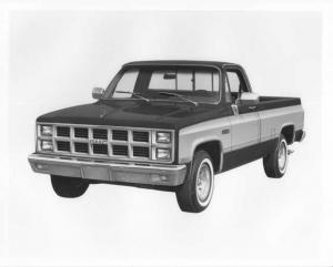 1981 GMC Truck Sierra Classic Pickup Factory Press Photo 0036