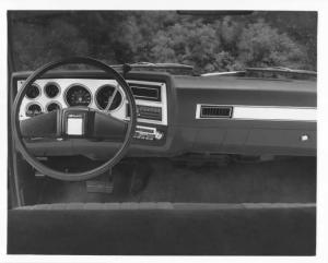 1981 GMC Truck Sierra Classic Pickup Interior Factory Press Photo 0037