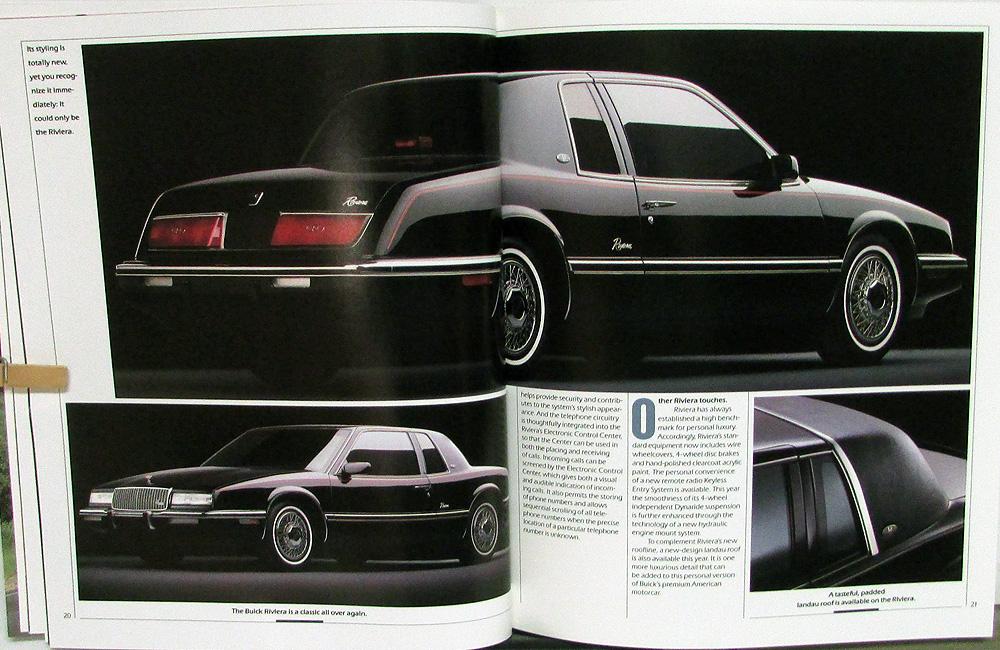 1989 Buick Riviera and Reatta Original Shop Manual 89