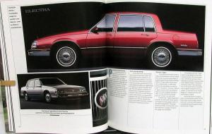 1989 Buick Reatta Riviera Electra Skyhawk Skylark Century LeSabre Sales Brochure