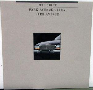 1991 Buick Park Avenue & Park Avenue Ultra Oversized Sales Brochure Original