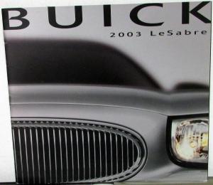 2003 Buick LeSabre Celebration Edition Limited Oversized Sales Brochure Original