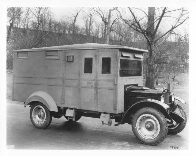 1925 GMC Model K16 Armored Truck Factory Press Photo 0090