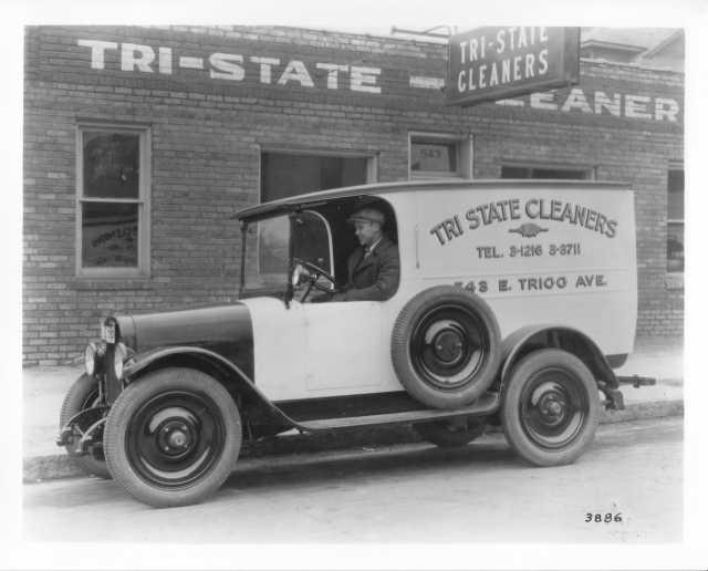 1928 GMC Truck T-11 Tri State Cleaners Factory Press Photo 0093