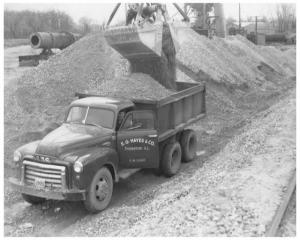 1954 GMC Truck Dump Factory Press Photo - SG Hayes & Co 0108