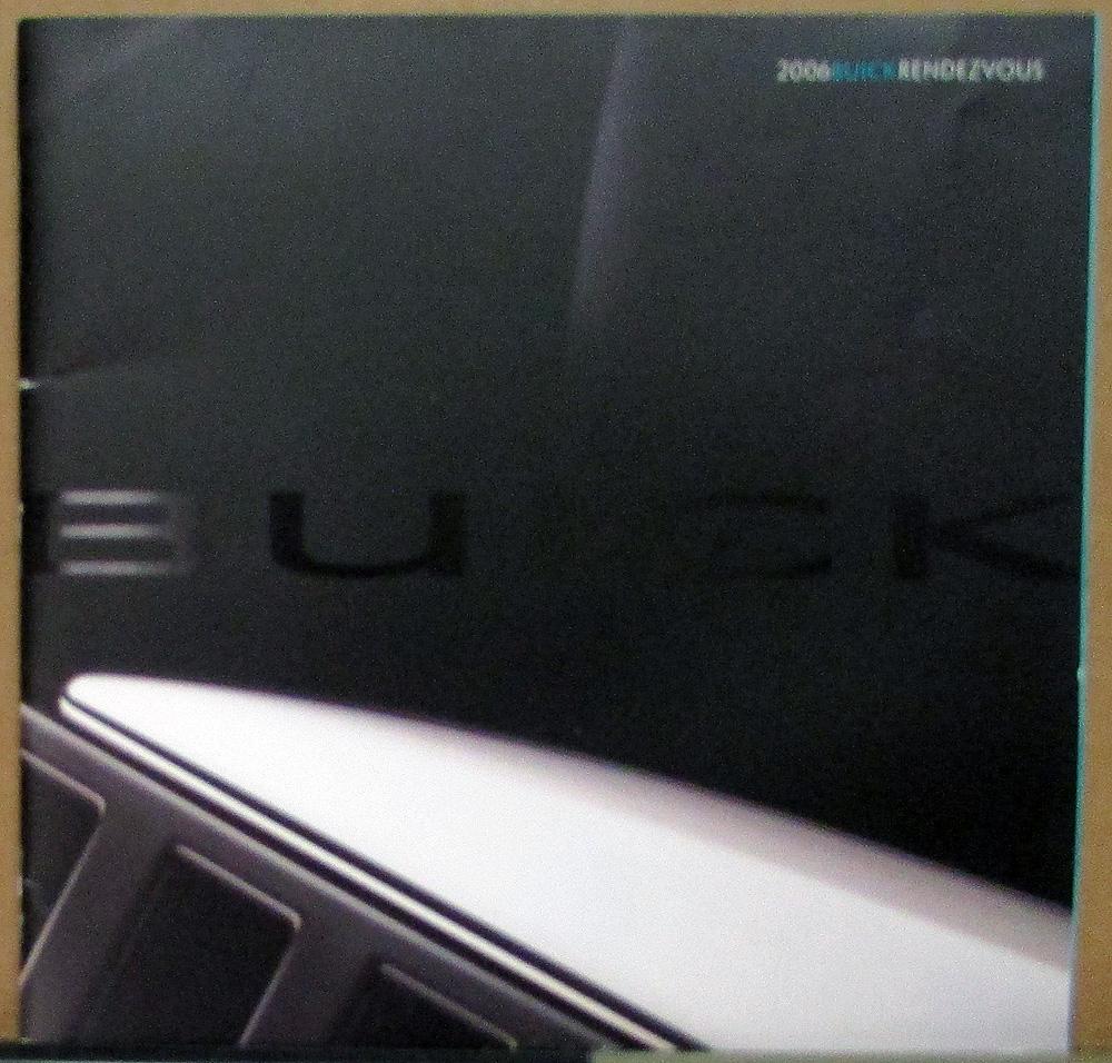 2006 Buick Rendezvous Color Sales Brochure Oversized Original