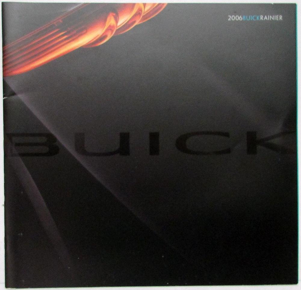 2006 Buick Rainier Color Sales Brochure Oversized Original
