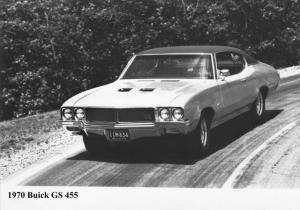 1970 Buick GS 455 Coupe Press Photo 0098