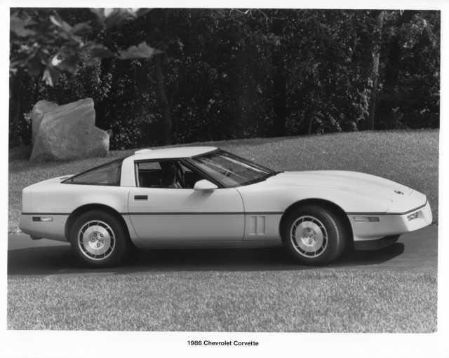 1986 Chevrolet Corvette Press Photo 0097