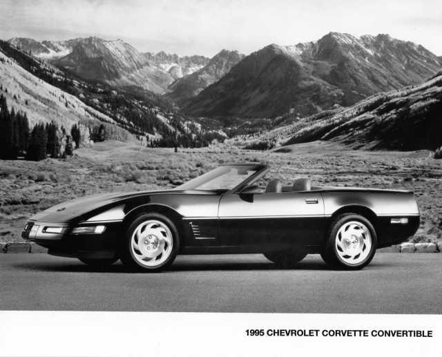1995 Chevrolet Corvette Convertible Press Photo 0105
