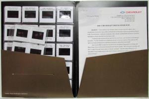 2001 Chevy Pickup Truck Silverado S-10 Avalanche Blazer Vans & More Press Kit