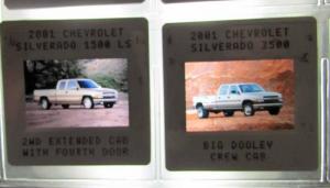 2001 Chevy Pickup Truck Silverado S-10 Avalanche Blazer Vans & More Press Kit