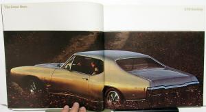 1968 Pontiac Greats High Performance Brochure GTO Firebird Tempest LeMans