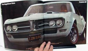 1968 Pontiac Greats High Performance Brochure GTO Firebird Tempest LeMans