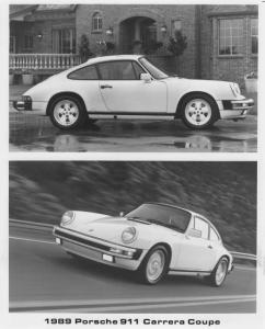 1989 Porsche 911 Carrera Coupe Factory Press Photo Features/Options & Specs 0001