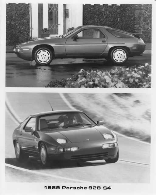 1989 Porsche 928 S4 Factory Press Photo with Features/Options & Specs 0007