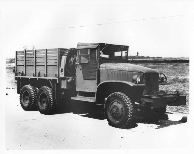 1944 GMC Truck CCKW Military Vehicle Factory Press Photo 0036