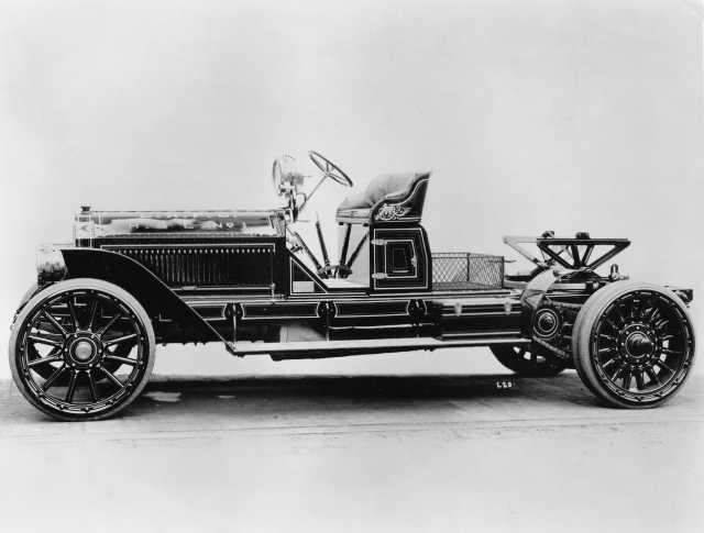 1910s-1920s Era Mack Fire Truck Chassis Press Photo 0009