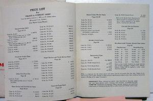 1950 Chevrolet Dealership Signs Ordering Kit Brochure Price List Set Chevy Orig